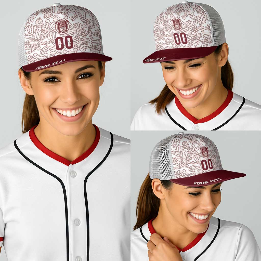 2026 World Football Host Country Mexico Personalized Baseball Net Cap White Version
