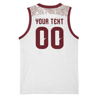 2026 World Football Host Country Mexico Custom Basketball Jersey White Version