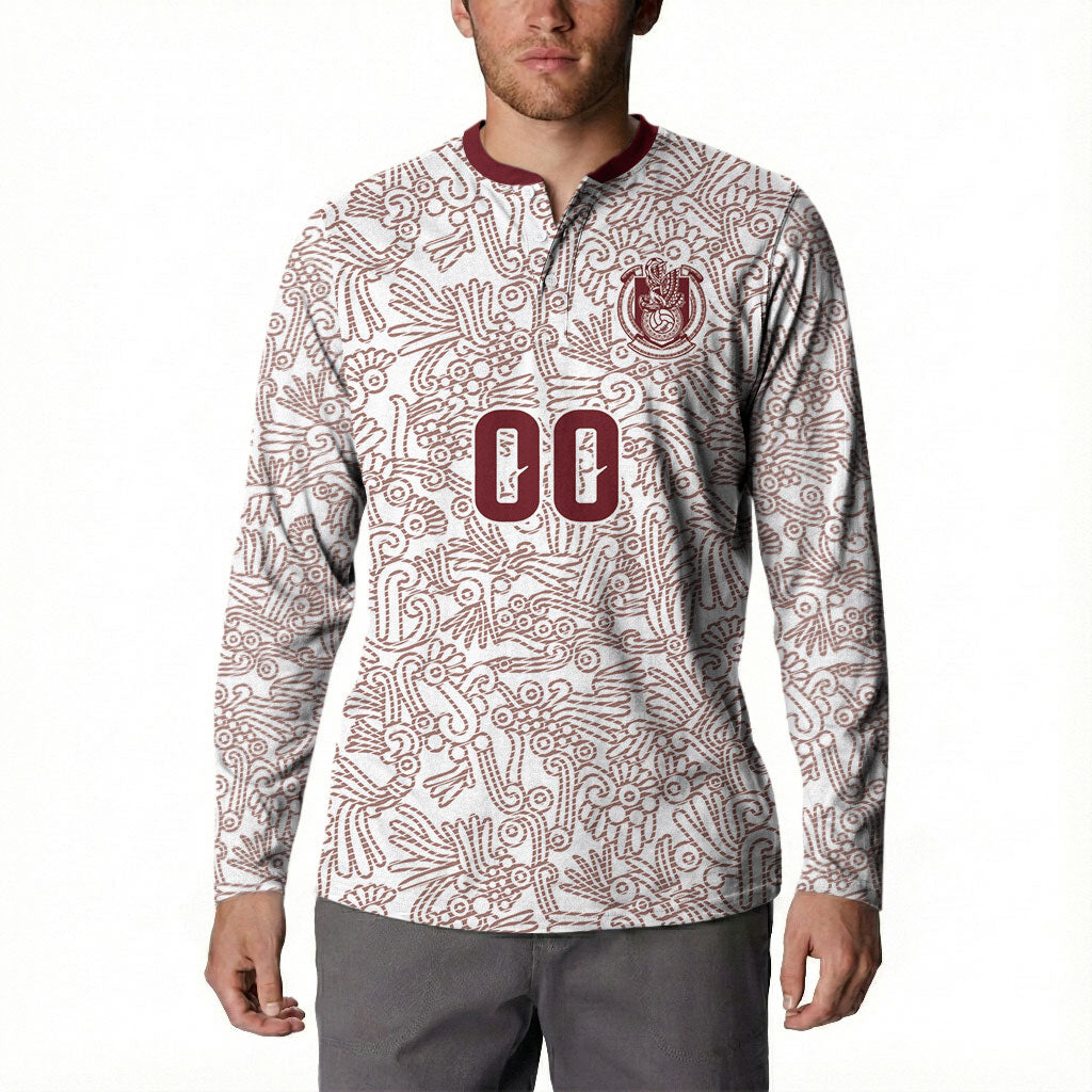 2026 World Football Host Country Mexico Custom Button Sweatshirt White Version