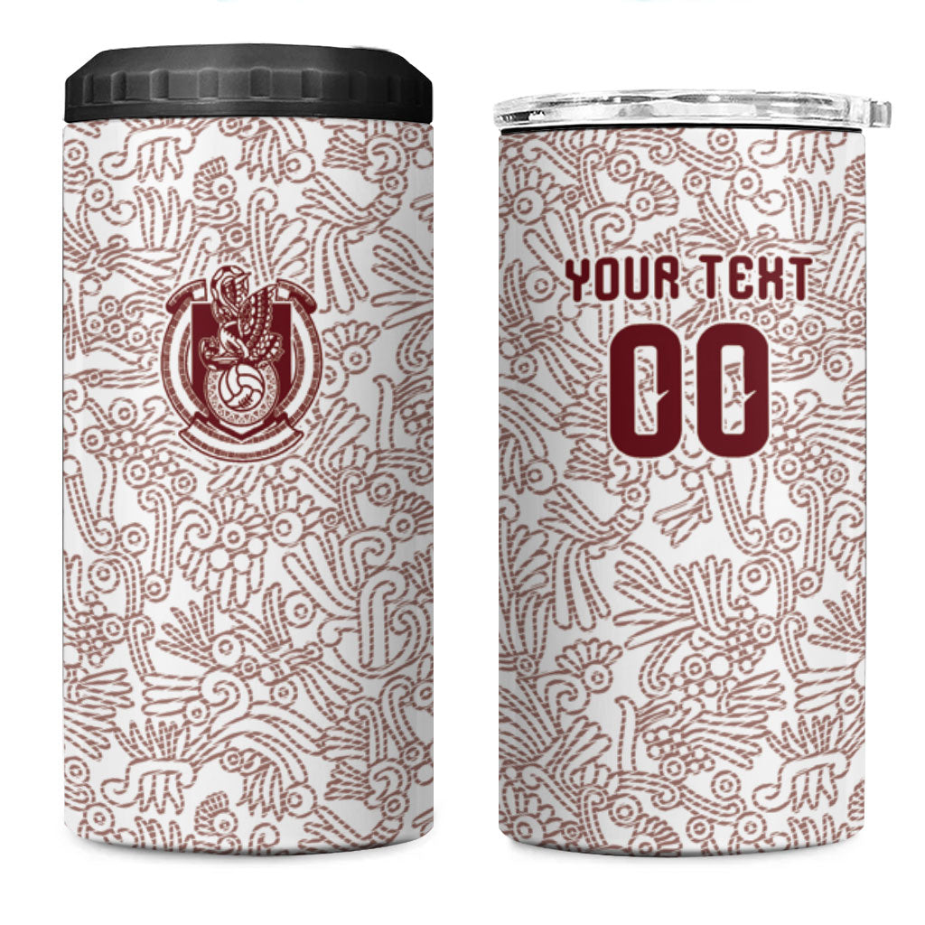 2026 World Football Host Country Mexico Custom 4 in 1 Can Cooler Tumbler White Version