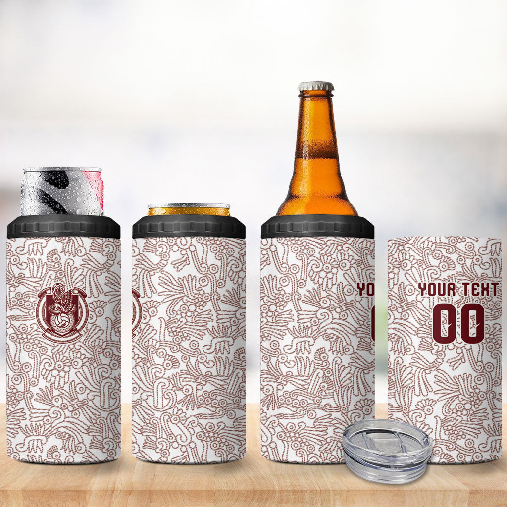2026 World Football Host Country Mexico Custom 4 in 1 Can Cooler Tumbler White Version