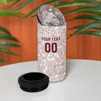 2026 World Football Host Country Mexico Custom 4 in 1 Can Cooler Tumbler White Version