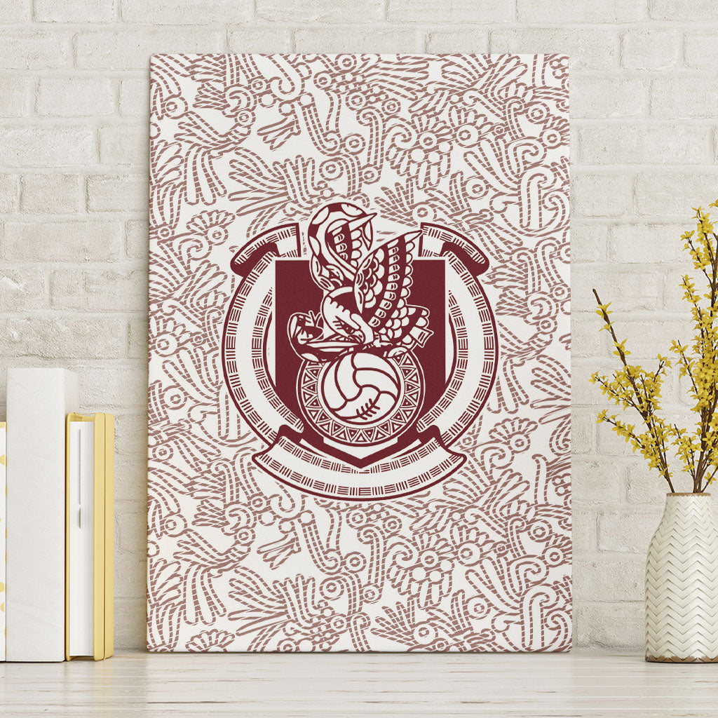 2026 World Football Host Country Mexico Canvas Wall Art White Version