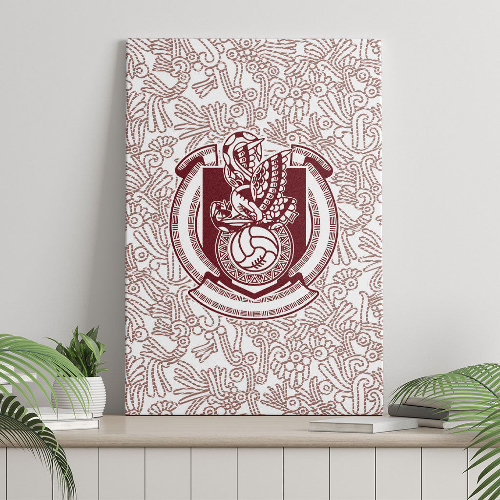 2026 World Football Host Country Mexico Canvas Wall Art White Version