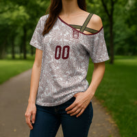 2026 World Football Host Country Mexico Custom Cross Shoulder Shirt White Version