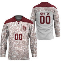 2026 World Football Host Country Mexico Custom Hockey Jersey White Version