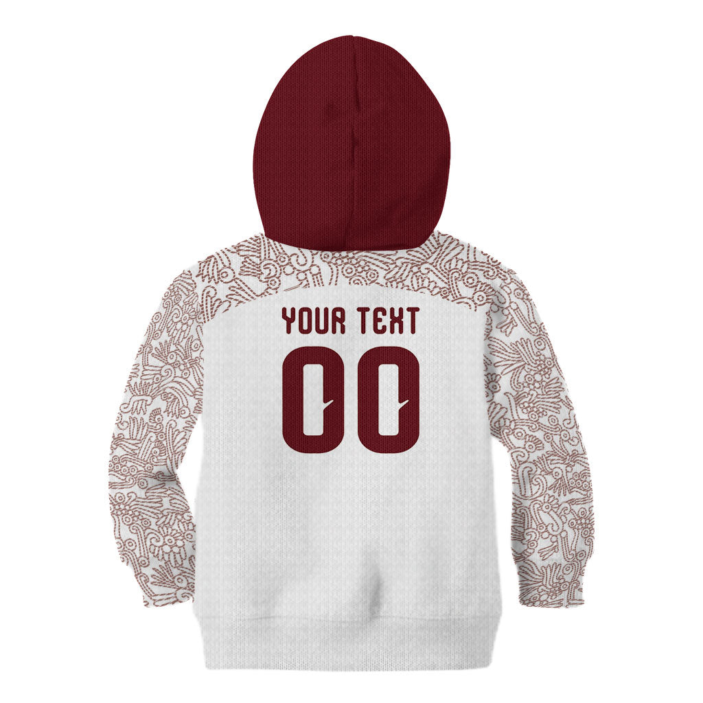2026 World Football Host Country Mexico Custom Kid Hoodie White Version