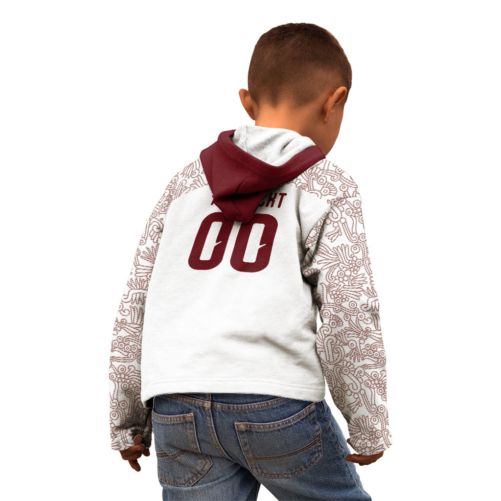2026 World Football Host Country Mexico Custom Kid Hoodie White Version