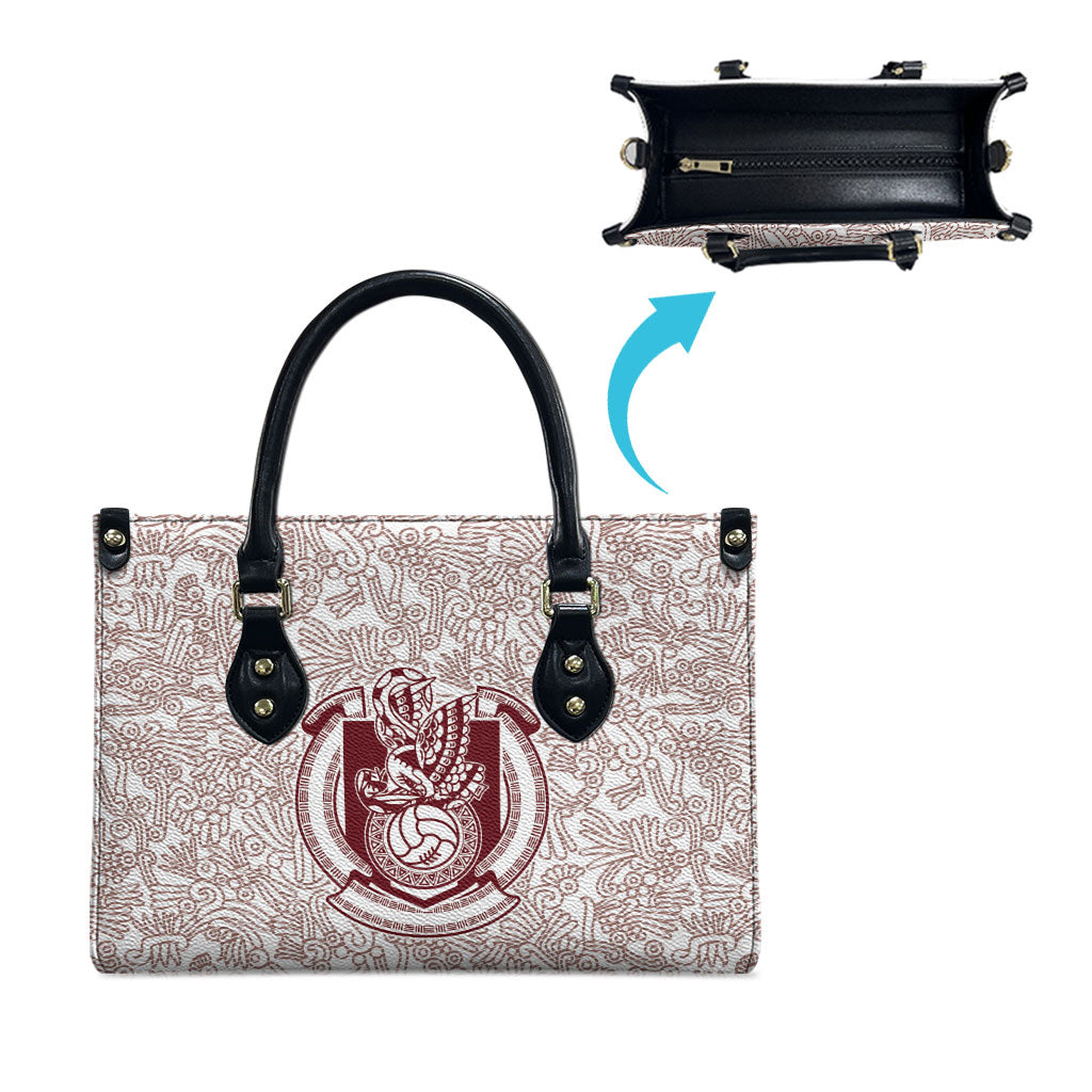 2026 World Football Host Country Mexico Leather Bag White Version