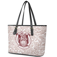 2026 World Football Host Country Mexico Leather Tote Bag White Version