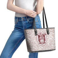 2026 World Football Host Country Mexico Leather Tote Bag White Version