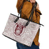 2026 World Football Host Country Mexico Leather Tote Bag White Version