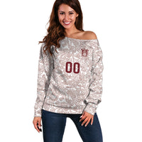 2026 World Football Host Country Mexico Custom Off Shoulder Sweater White Version
