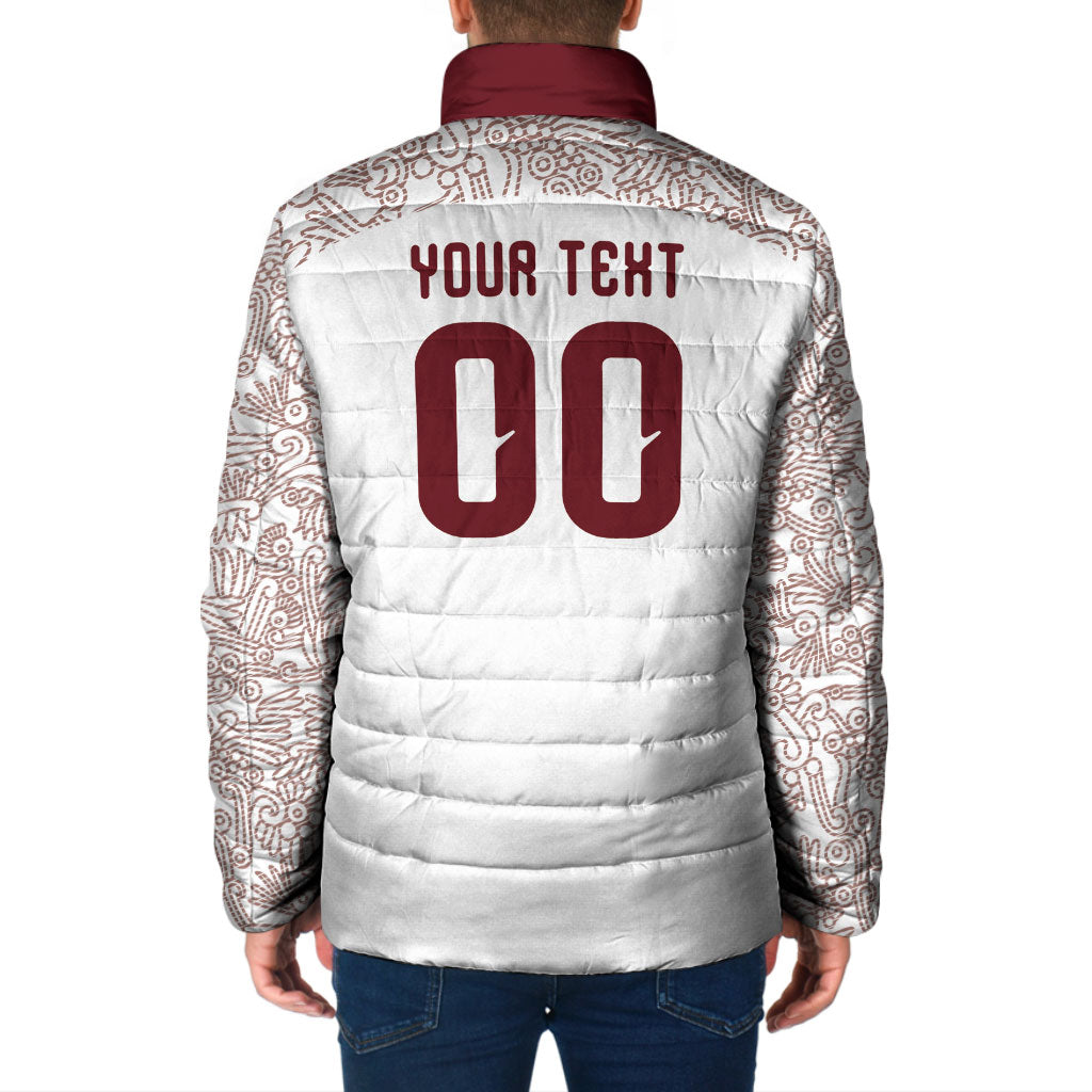 2026 World Football Host Country Mexico Custom Padded Jacket White Version