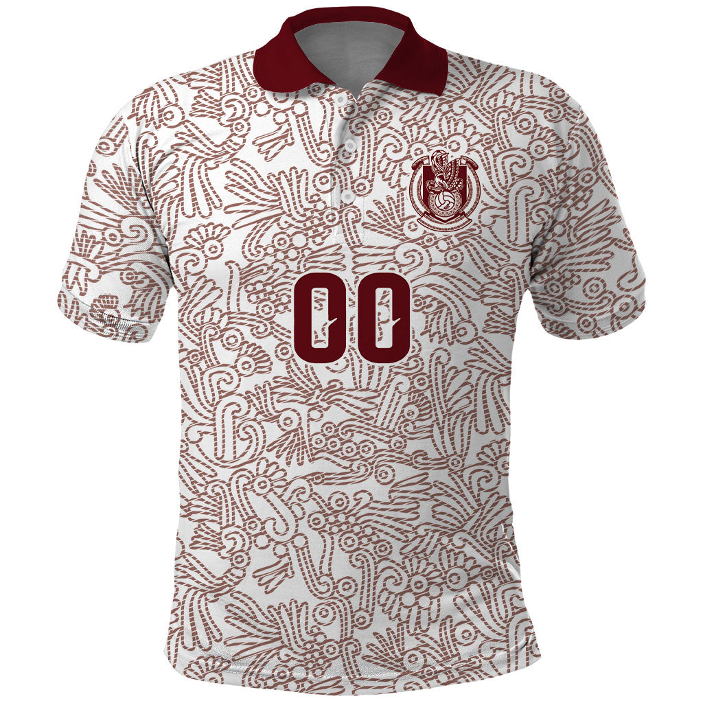 2026 World Football Host Country Mexico Custom Polo Shirt White Version