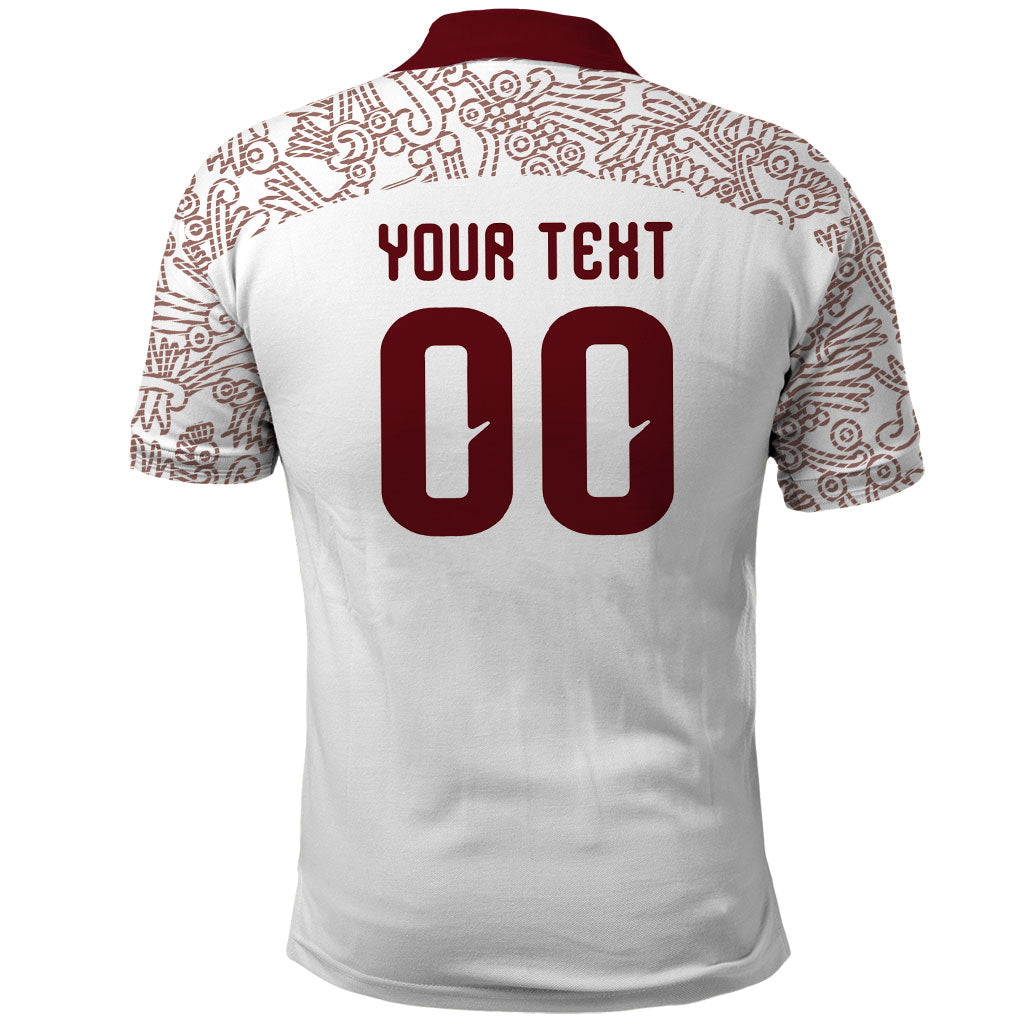 2026 World Football Host Country Mexico Custom Polo Shirt White Version