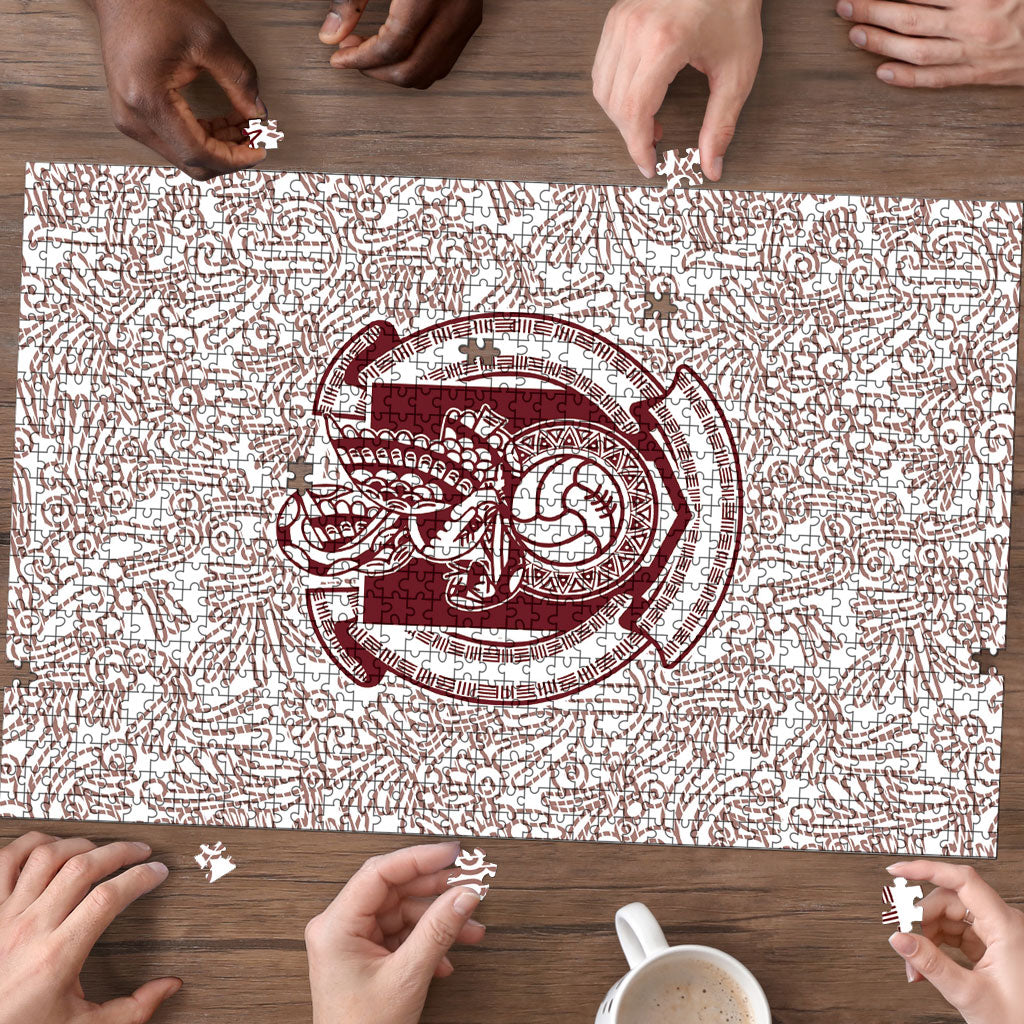 2026 World Football Host Country Mexico Puzzle White Version
