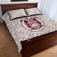 2026 World Football Host Country Mexico Quilt Bed Set White Version