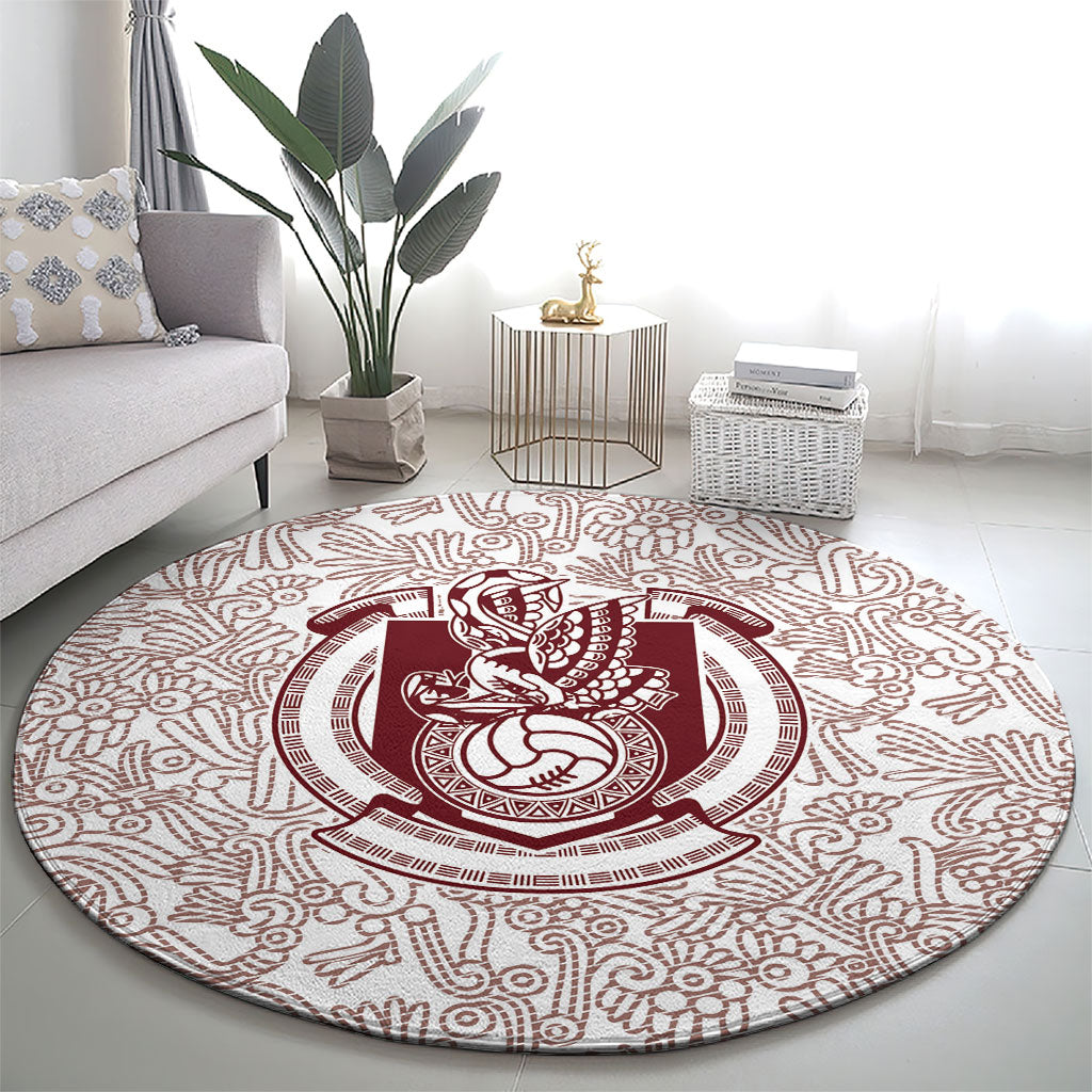 2026 World Football Host Country Mexico Round Carpet White Version