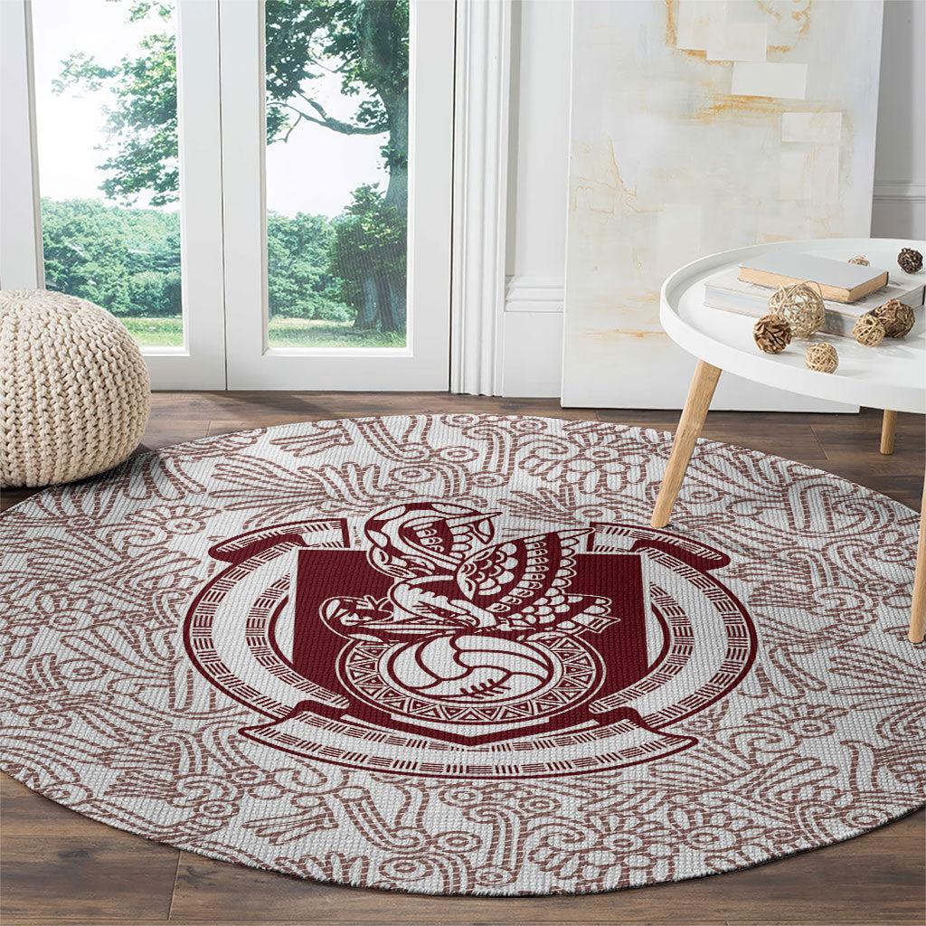 2026 World Football Host Country Mexico Round Carpet White Version