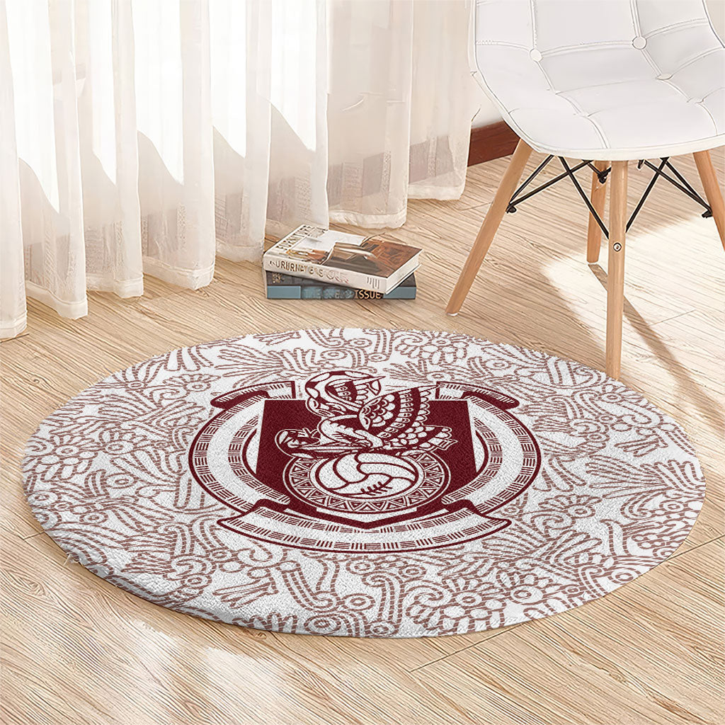 2026 World Football Host Country Mexico Round Carpet White Version