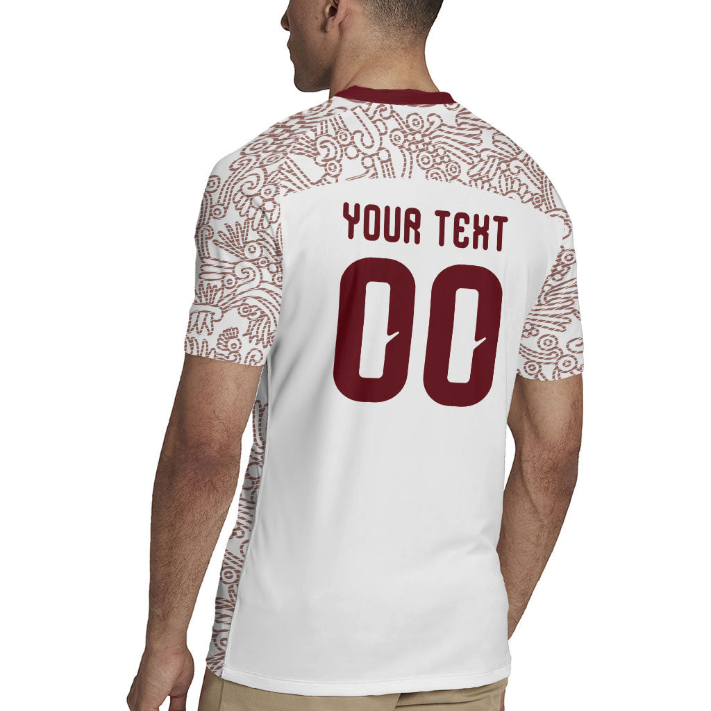 2026 World Football Host Country Mexico Custom Rugby Jersey White Version