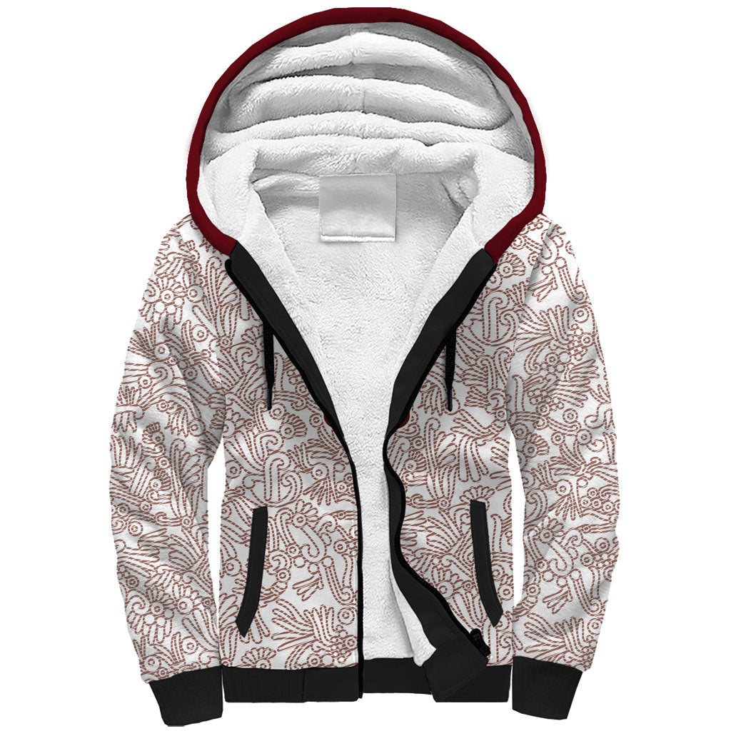 2026 World Football Host Country Mexico Custom Sherpa Hoodie White Version