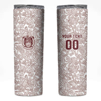 2026 World Football Host Country Mexico Custom Skinny Tumbler White Version