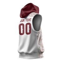 2026 World Football Host Country Mexico Custom Sleeveless Hoodie White Version