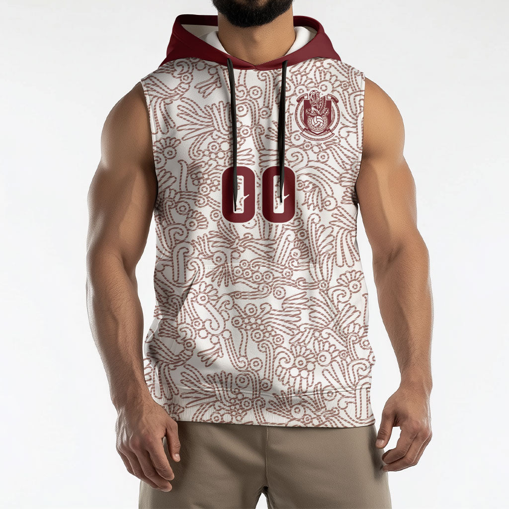 2026 World Football Host Country Mexico Custom Sleeveless Hoodie White Version