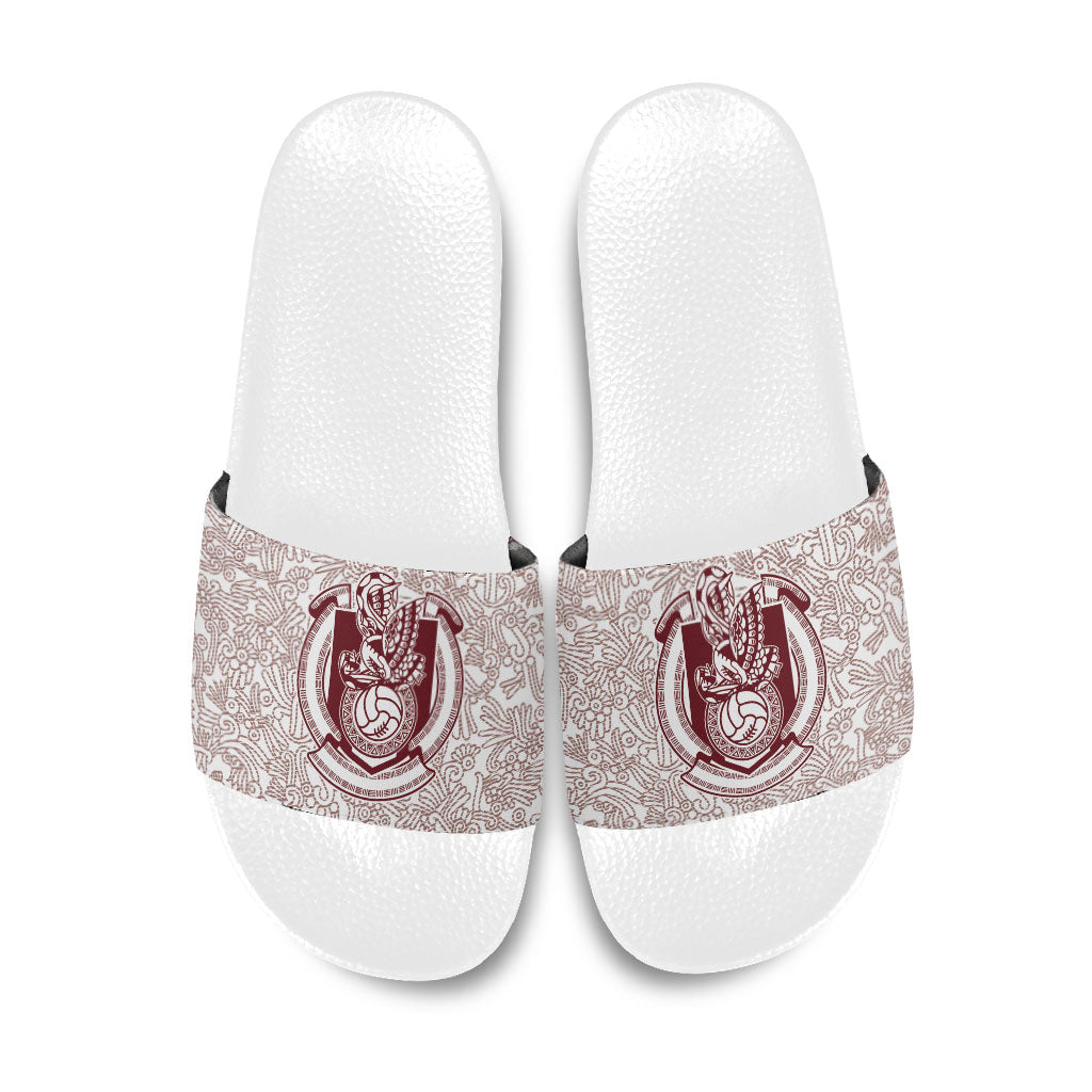 2026 World Football Host Country Mexico Slide Sandals White Version