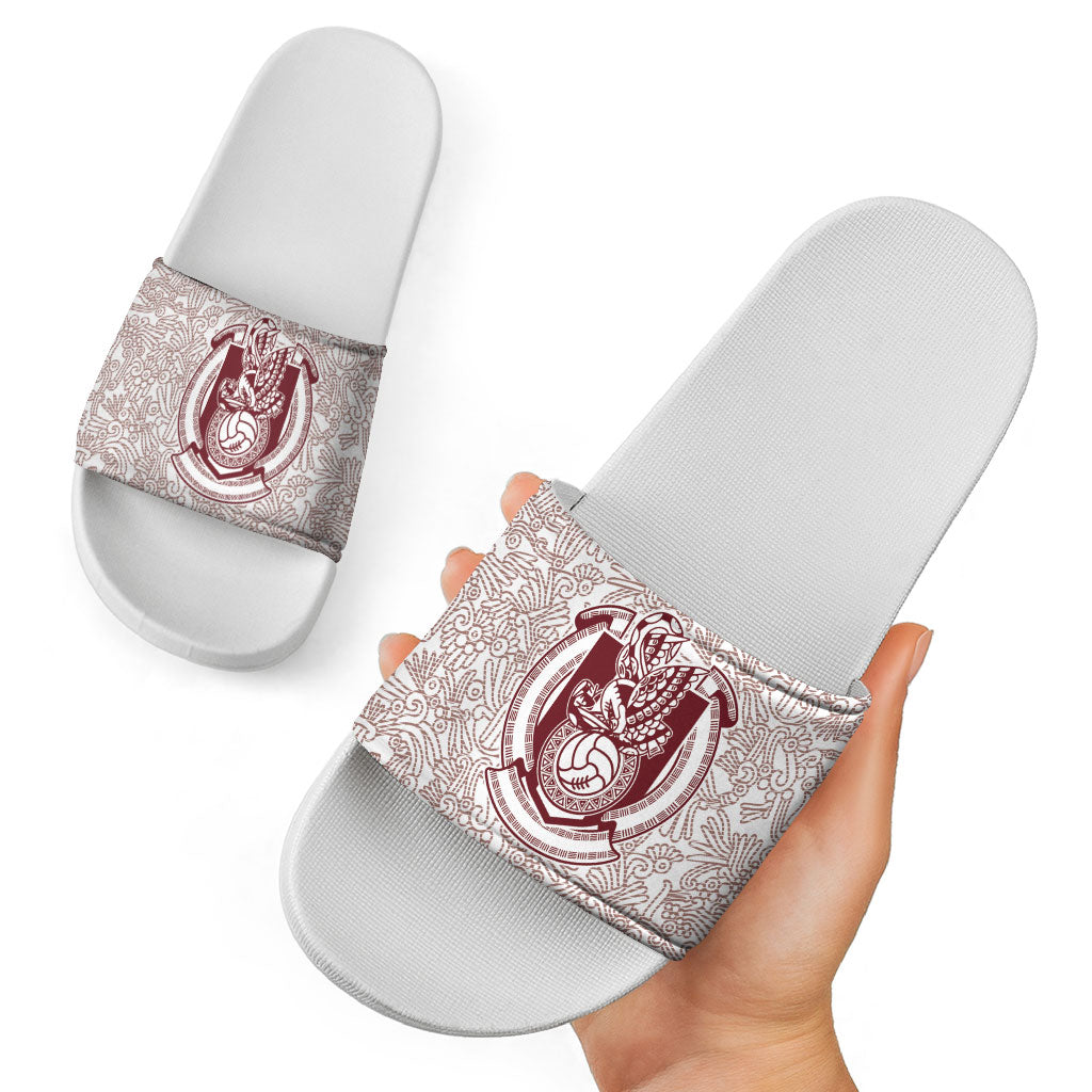2026 World Football Host Country Mexico Slide Sandals White Version