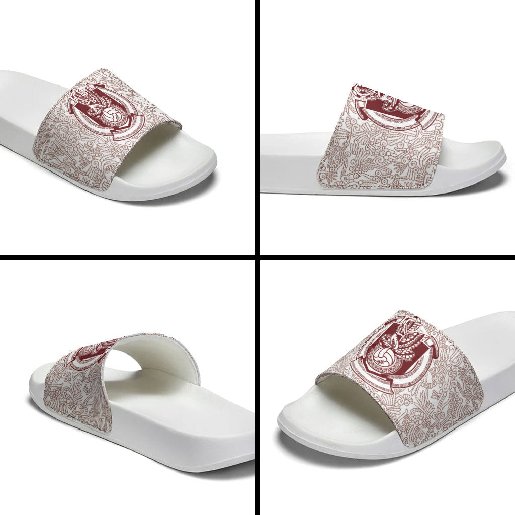 2026 World Football Host Country Mexico Slide Sandals White Version