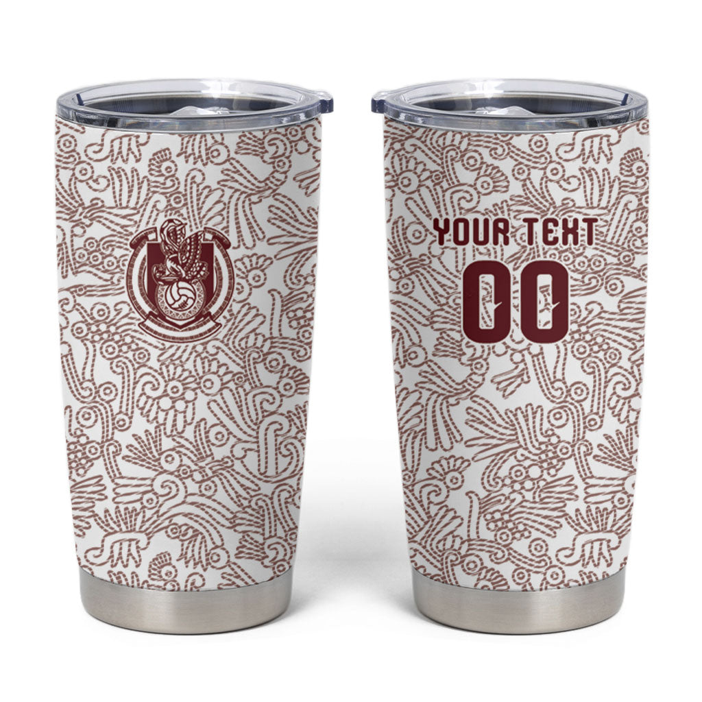2026 World Football Host Country Mexico Custom Tumbler Cup White Version