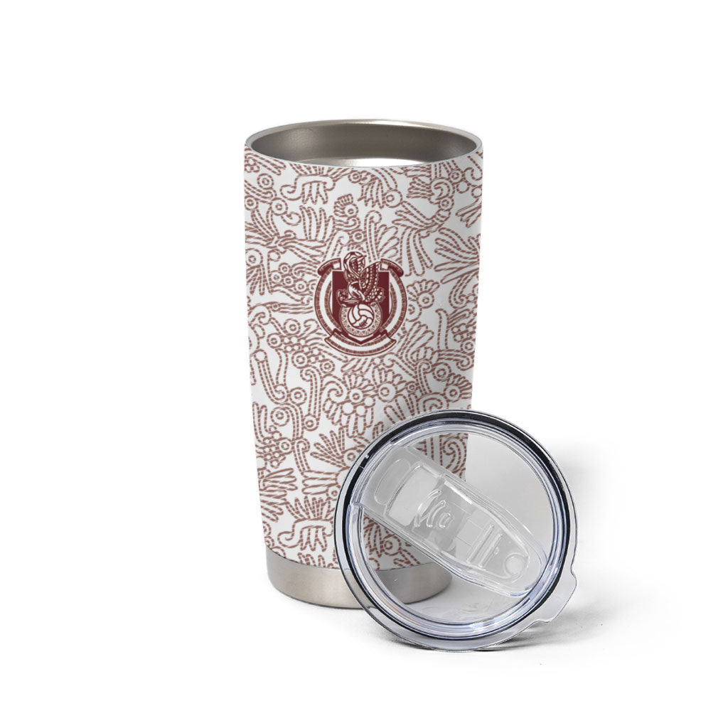2026 World Football Host Country Mexico Custom Tumbler Cup White Version