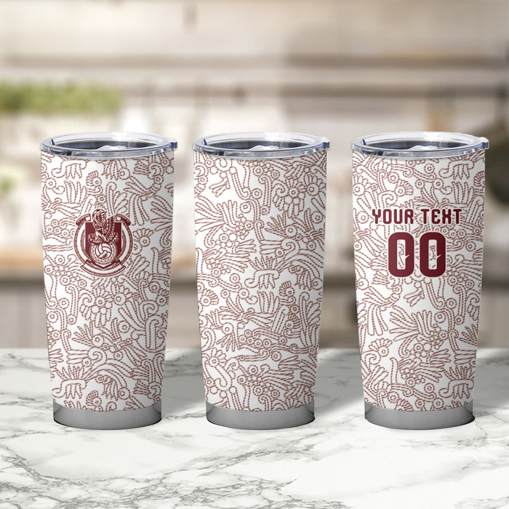 2026 World Football Host Country Mexico Custom Tumbler Cup White Version
