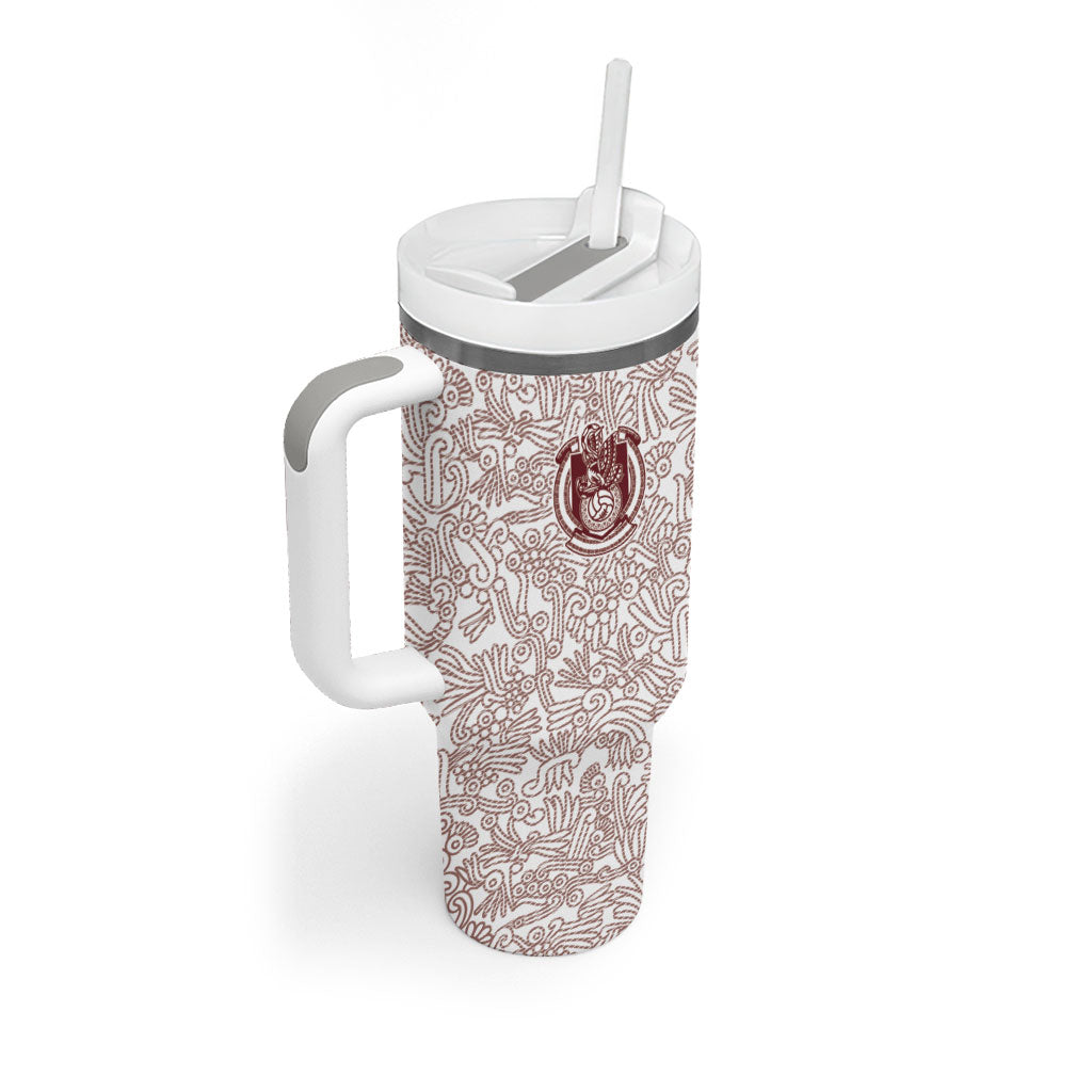 2026 World Football Host Country Mexico Custom Tumbler With Handle White Version