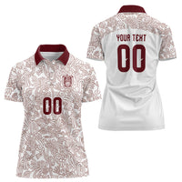 2026 World Football Host Country Mexico Custom Women Polo Shirt White Version