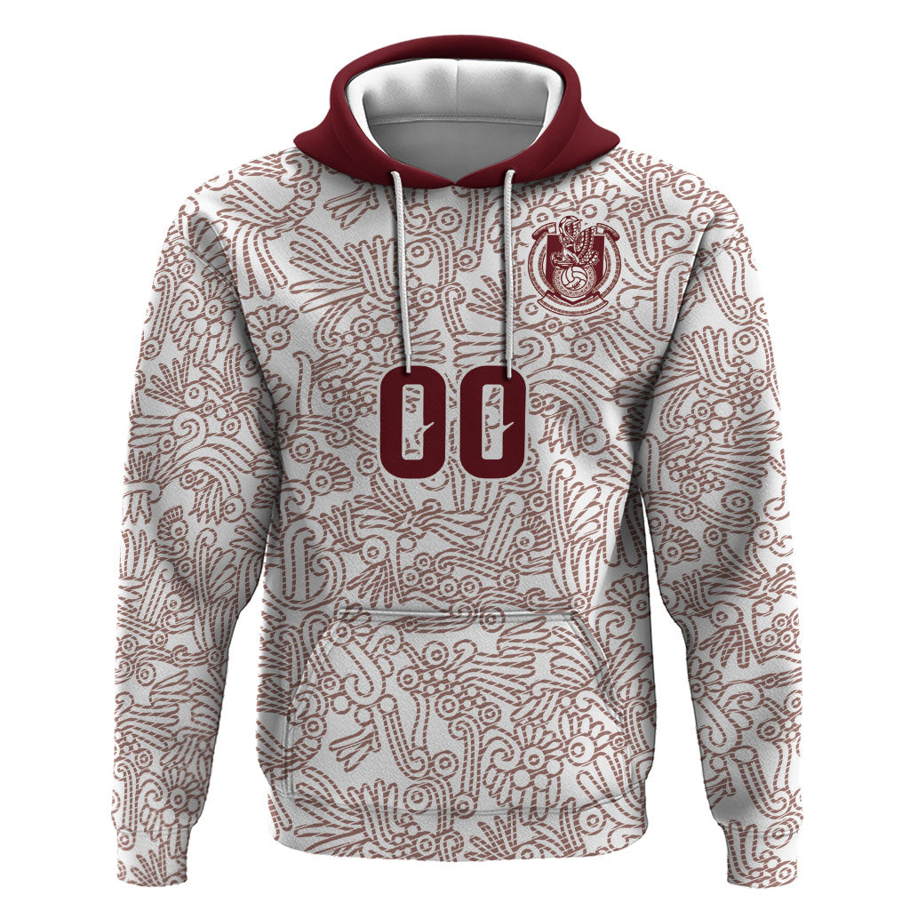 2026 World Football Host Country Mexico Custom Zip Hoodie White Version