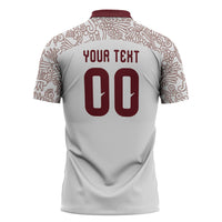 2026 World Football Host Country Mexico Custom Zipper Polo Shirt White Version