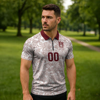 2026 World Football Host Country Mexico Custom Zipper Polo Shirt White Version