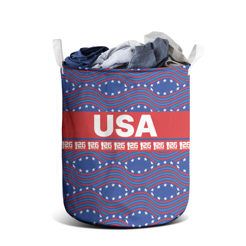 2026 World Football Host Country United States Laundry Basket