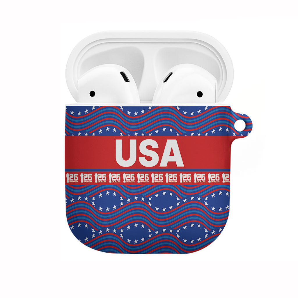 2026 World Football Host Country United States AirPods Case