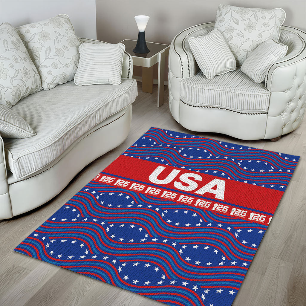 2026 World Football Host Country United States Area Rug