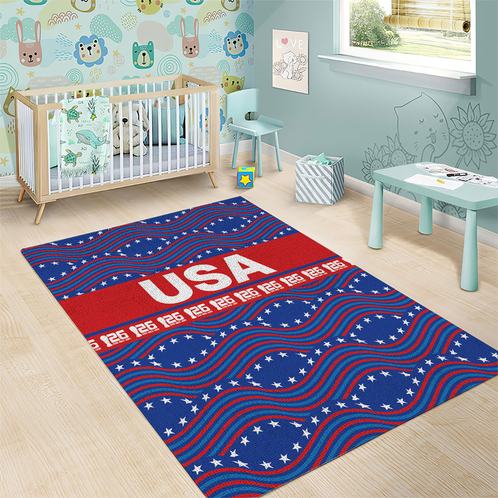 2026 World Football Host Country United States Area Rug