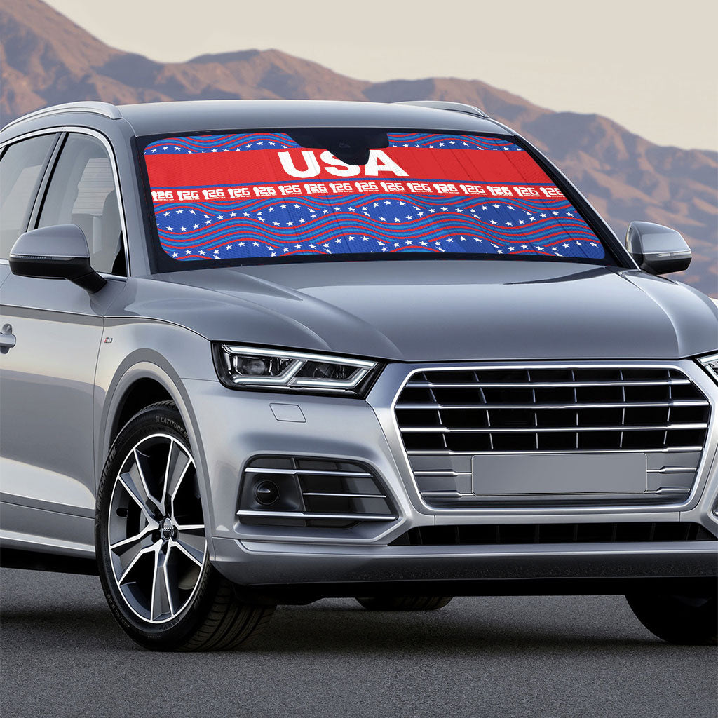 2026 World Football Host Country United States Auto Sun Shade
