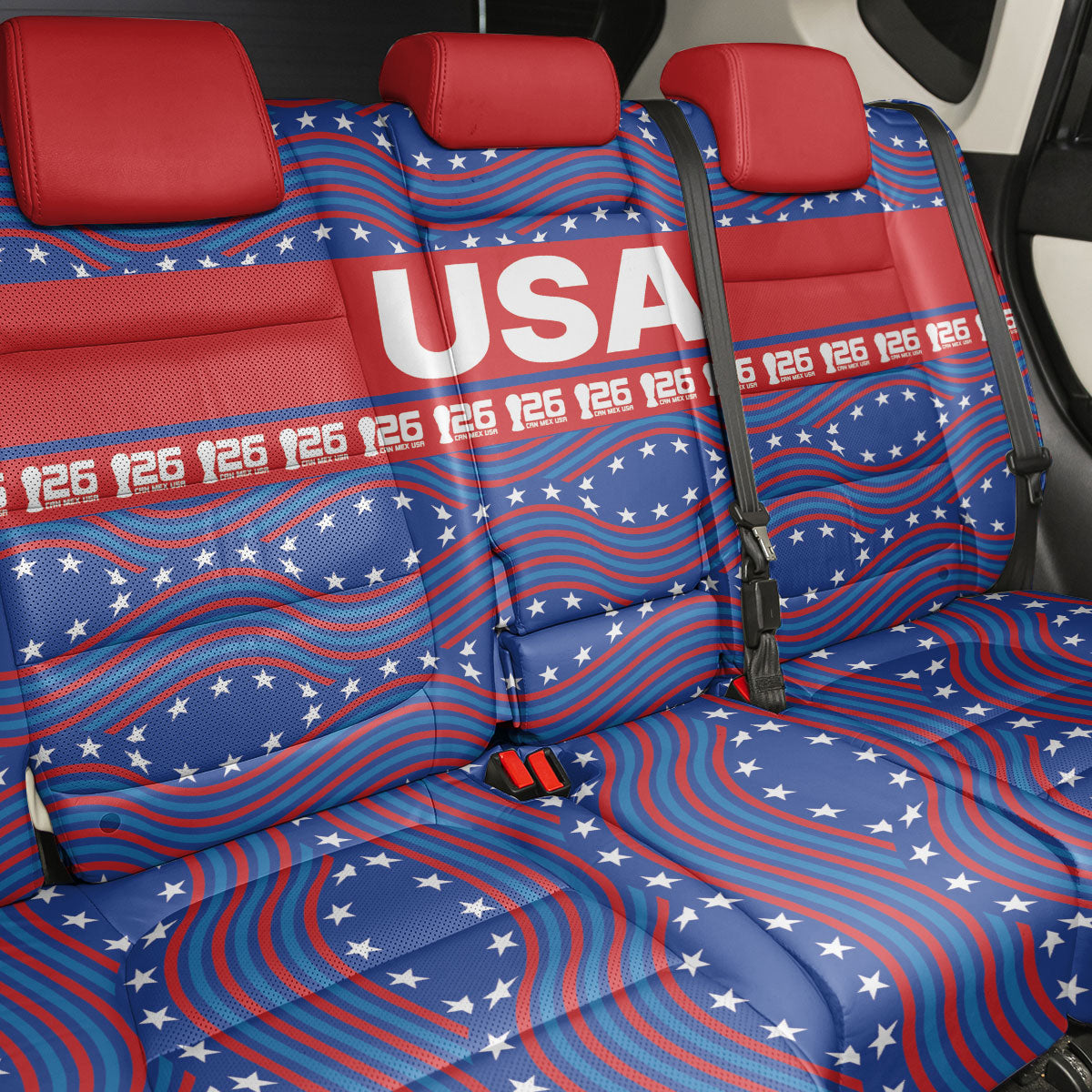 2026 World Football Host Country United States Back Car Seat Cover