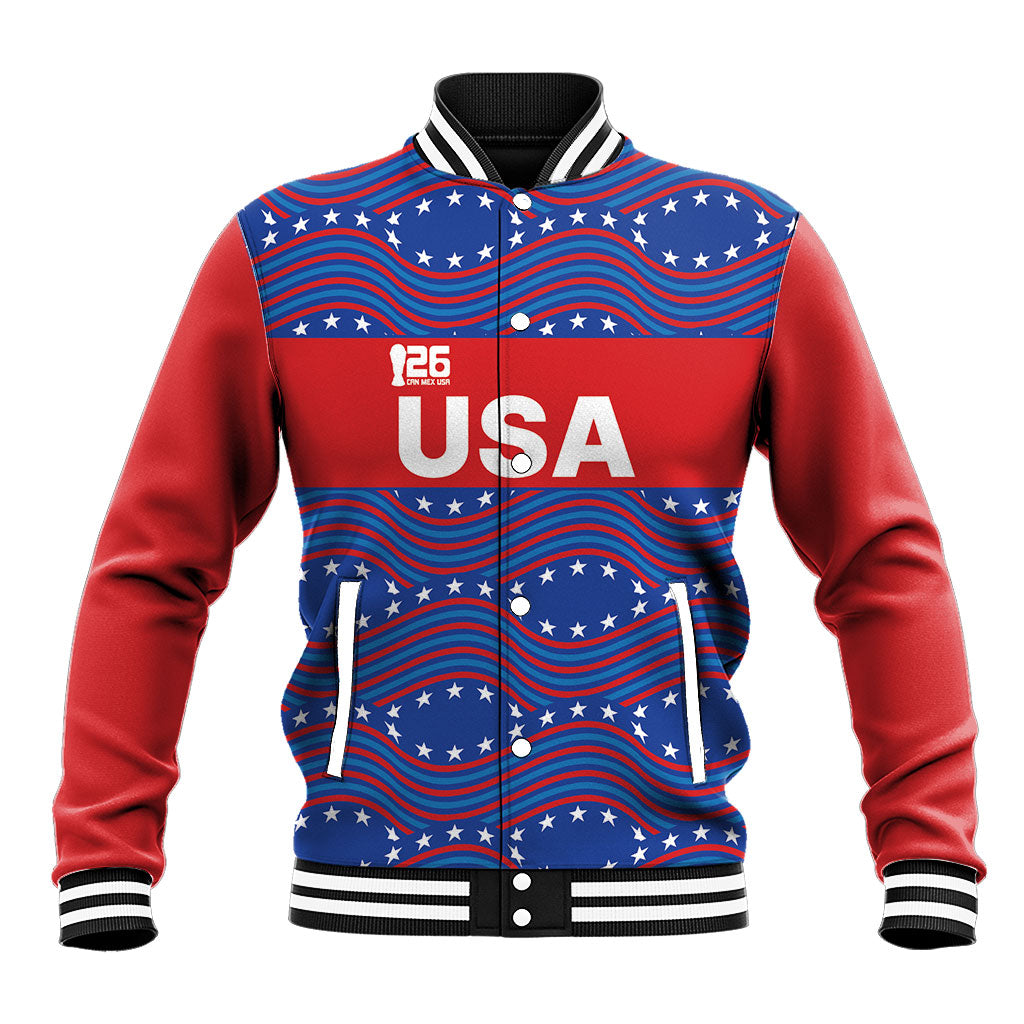2026 World Football Host Country United States Custom Baseball Jacket