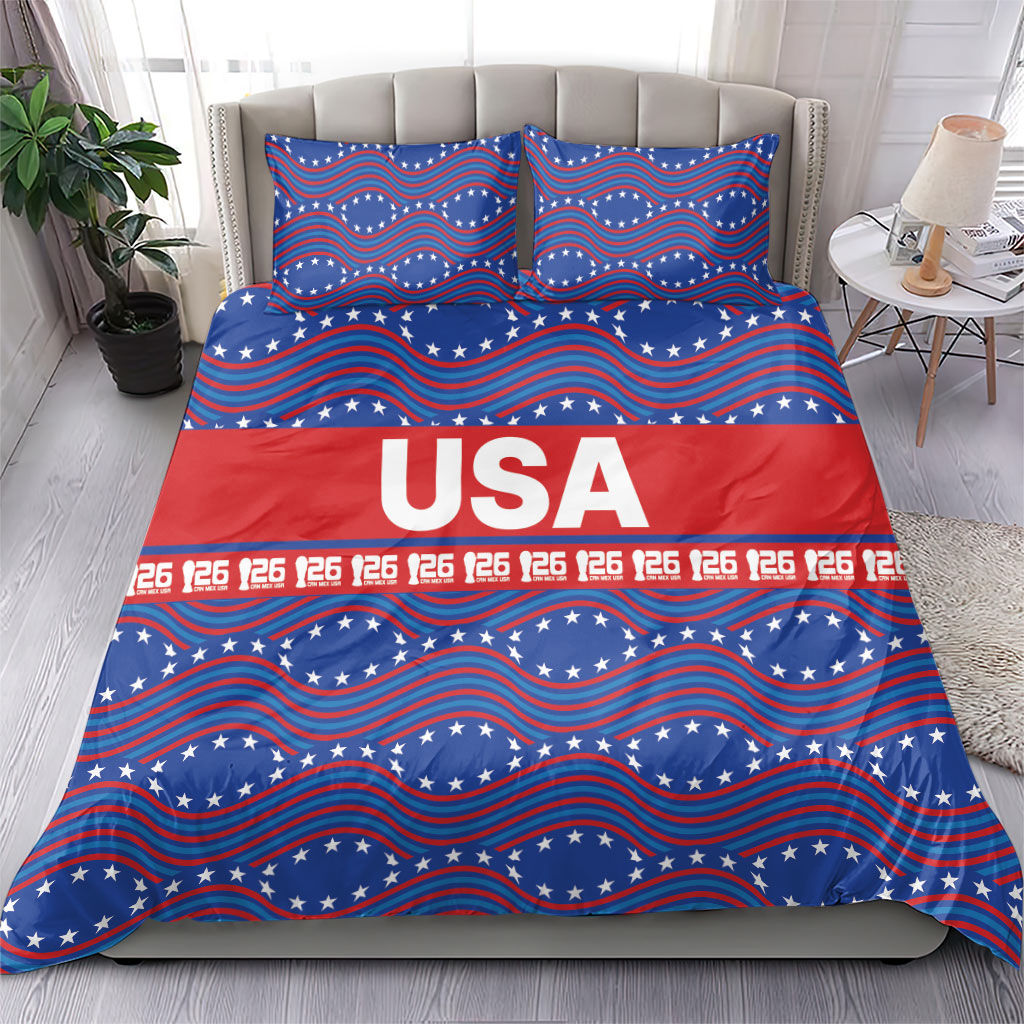 2026 World Football Host Country United States Bedding Set