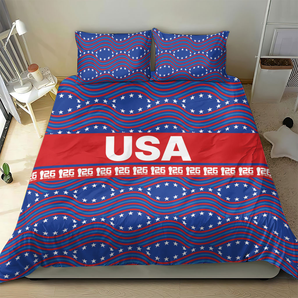 2026 World Football Host Country United States Bedding Set